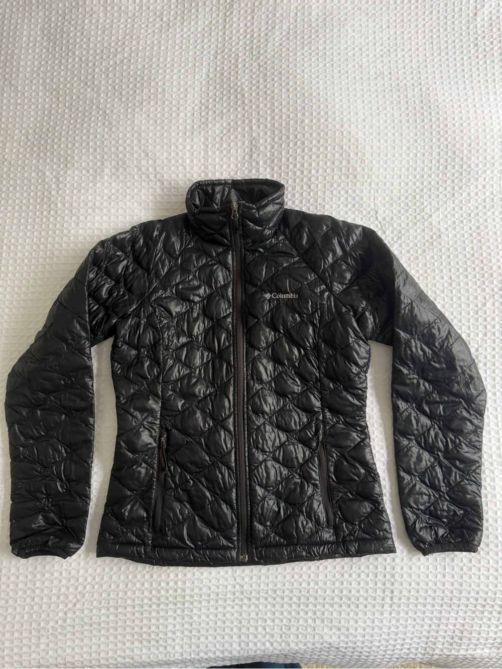 Columbia Navy Quilted Therma Coil Jacket